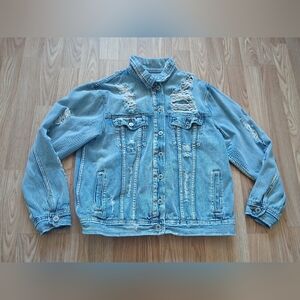 S8 Signature Distressed Denim Jacket